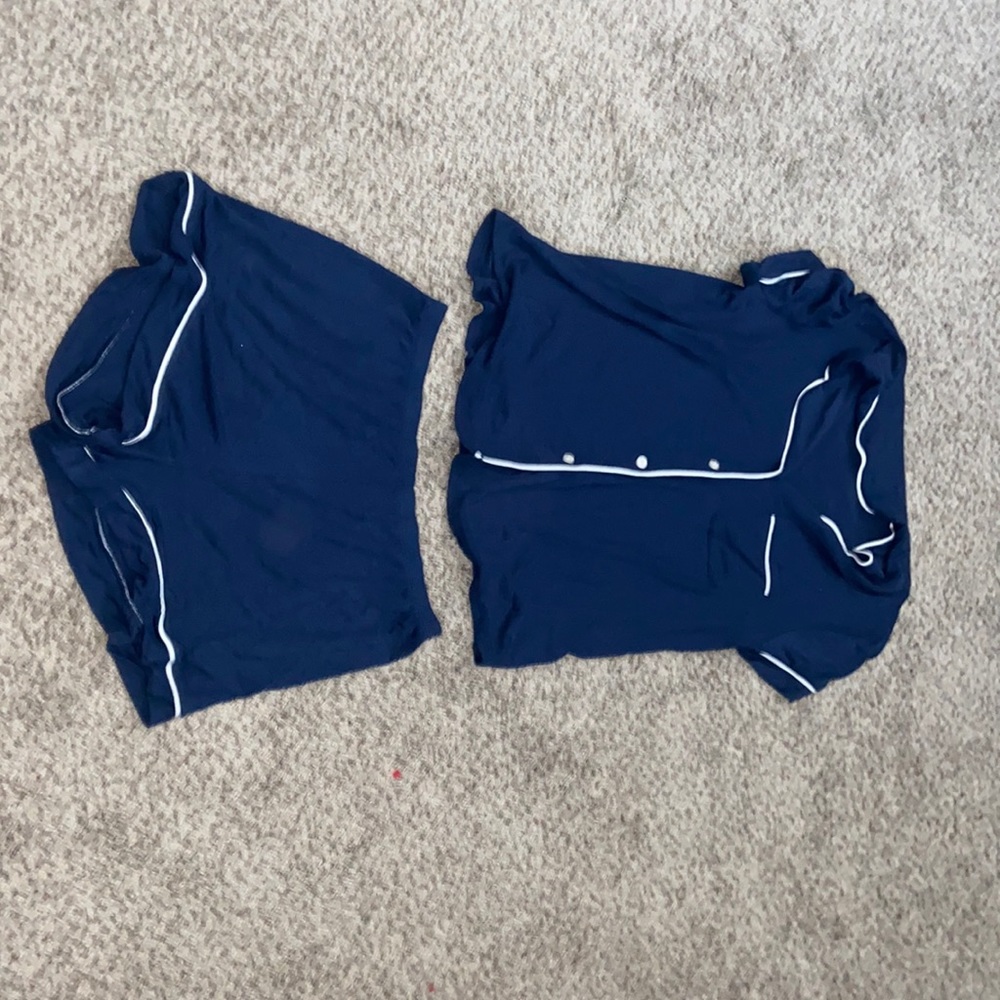 Dark navy sleep set from target.